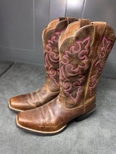 Ariat Ladies Round Up Square Toe Western Boot 10014172