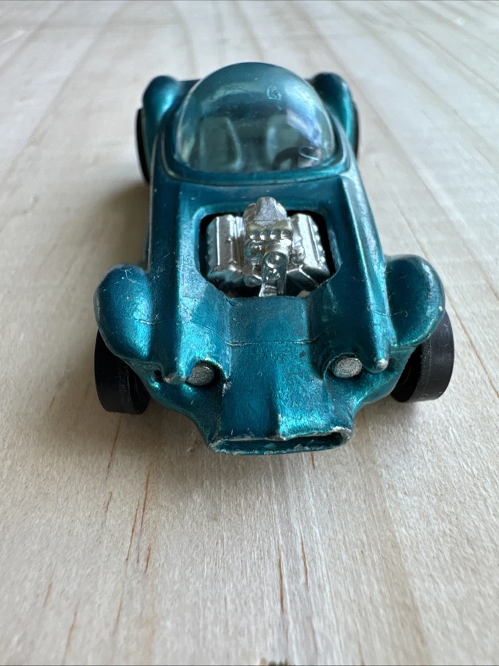 Hot Wheels Red Line Beatnik Bandit Diecast Car/Aqua Green 1967 Foto 2 de 4