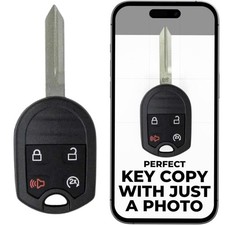 Cut Remote Key Fob Replacement Fits with Ford F-150 F250 F350 F150 Explorer E...