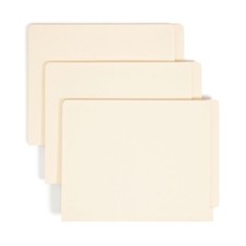 Manila End Tab File Folders 100 Count Reinforced Straight Tab Smead File