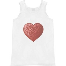 'Vintage Love Heart' Adult Vest / Tank Top AV063935