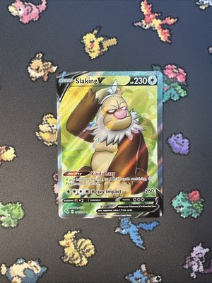 Slaking V Pokemon GO 077/078 Full Art Ultra Rare NM A1-10