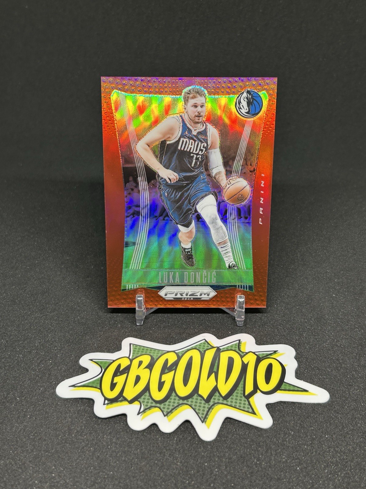 2023-24 Panini Prizm Deca Luka Doncic Red #/199 Mavericks
