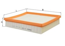 MAHLE Luftfilter LX 539 Filtereinsatz für MERCEDES R170 SLK 200 170 435 444 445