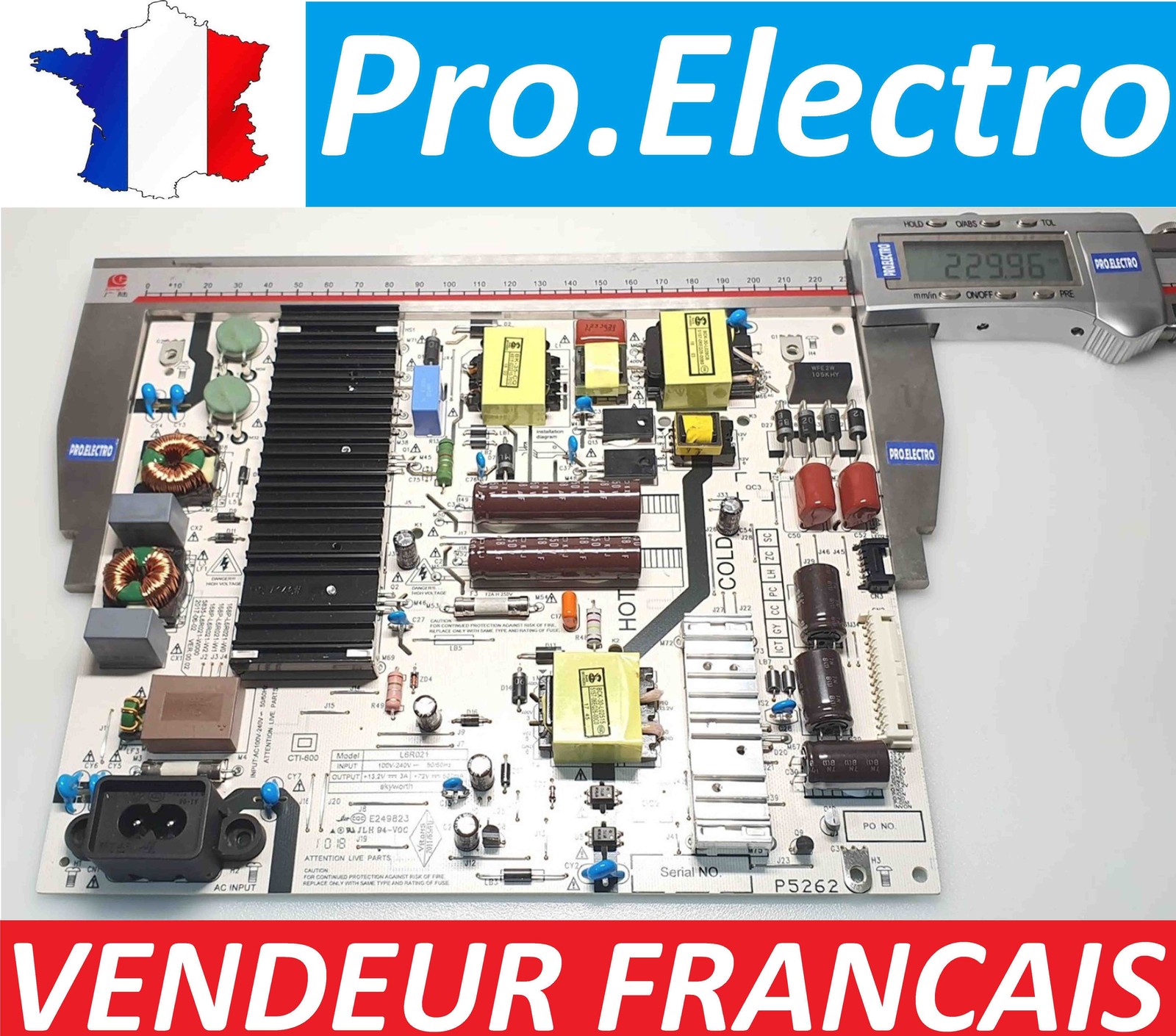 Alimentation 168p-L6R021-W0 pour retrouver vos soirées TV LG