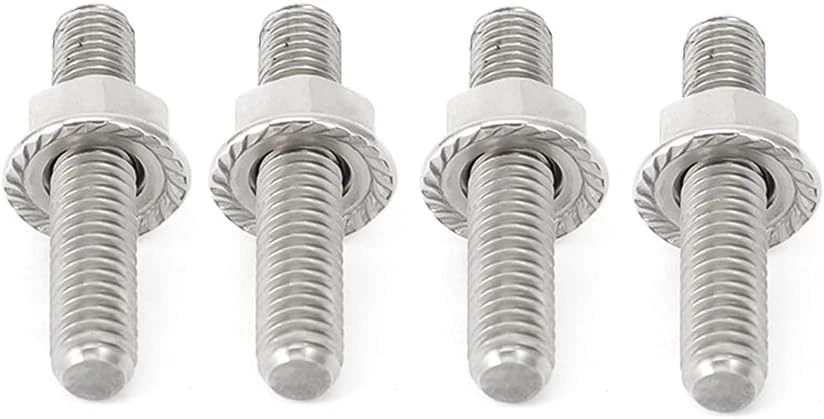 Tuercas de escape Alpha Rider para Harley Big Twin 1984-2015 3/8 pulgadas  Foto 2 de 4