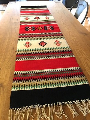 XL LONG NEW Marvelous Scandinavian NORWEGIAN Handwoven Table runner from NORWAY