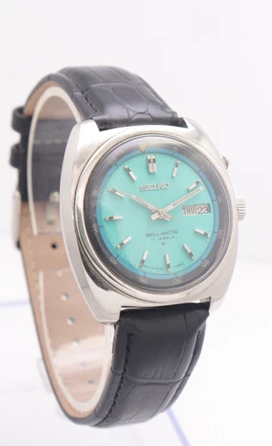 Vintage Seiko Bell-Matic 17 Jewels Automatic Japan Made Men's Watch.