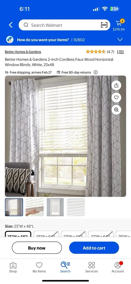 Persianas inalámbricas Better Home And Garden Foto 3 de 4