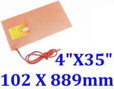 Manta térmica de goma de silicona venta de fábrica 4" X 35" 102 X 889 mm 700 W JSR CE UL