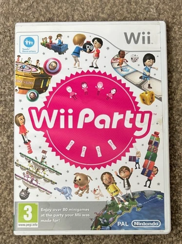 Wii Party Game For Nintendo Wii  - Complete w/ Manual & Inserts - Tested PAL