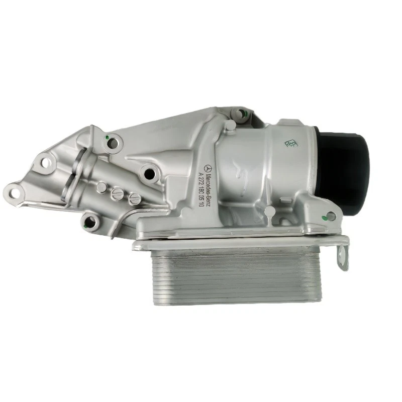 NEW Oil Filter Housing With Cooler 2721800510 For Mercedes Benz 272 180 0510 - Image 2 of 4