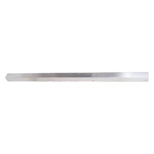 Corner Guard, Stainless, Silver, Square, 2"W X 48"H, 31Ew52