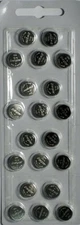 20 Pk Energizer 394 380 Button Cell Silver Oxide Watch Battery SR936SW