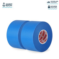 Malerkrepp Blau 48Mm X 50M Uv-HitzebestäNdig RüCkstandsfrei FüR Saubere