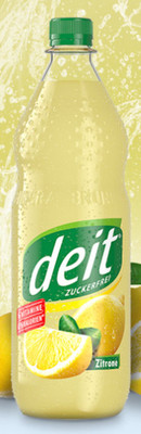 Deit Zitrone trüb PET Flasche - MEHRWEG - ohne Kasten 6x 1,00 L. 