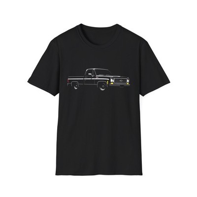 1977 Chevy K10 T-Shirt Squarebody Pickup Truck Tee Classic C/K 4x4 Vintage GM