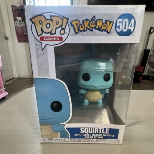 Funko Pop! Vinyl Pokémon: Squirtle #504 Pop! Games Figure Video Game Collectible