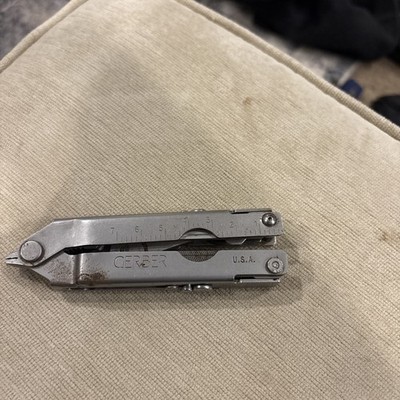 Gerber Multi-Tool Vintage 1990 patent 5142721 Made In USA MP 600 flick out plier