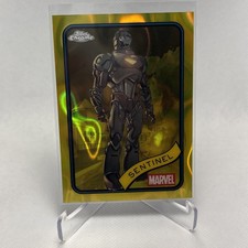 SENTINEL 2025 Topps Chrome Marvel YELLOW LAVA REFRACTOR SP #33