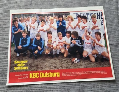 KBC Duisburg Deutscher Meister Damenfußball 1985 Bild Kicker