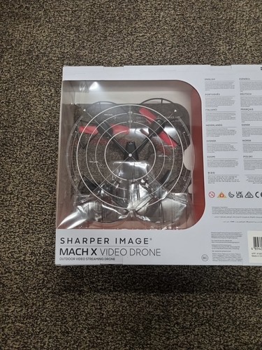Sharper Image 10" Mach X Video Drone with Streaming Camera 150 Ft. Flight Radius - Picture 5 of 9