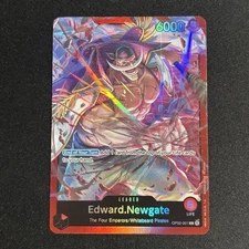 Edward.Newgate OP02-001 Leader - One Piece TCG - Foil Near-Mint English
