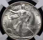 1939 S WALKING LIBERTY HALF DOLLAR NGC MS 65 LUSTROUS SHIMMERING WHITE SILVER