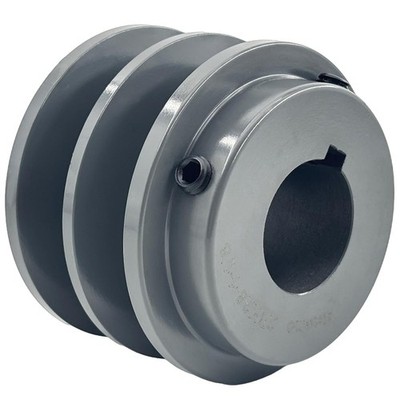 2BK28-1 1/8 Double Groove Pulley,v Belt Pulley 1 1/8 inch bore 2.95'' OD,Motor Pu