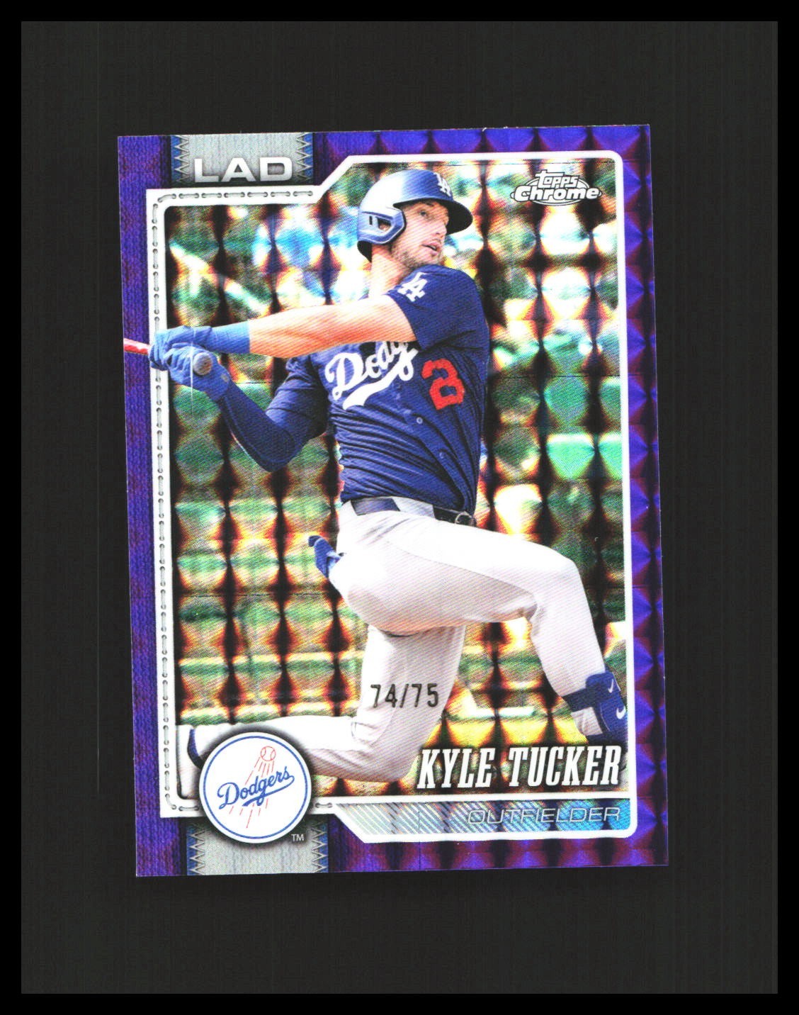 2026 Kyle Tucker - Topps Chrome Purple Geometric Refractor /75 #58 LA Dodgers