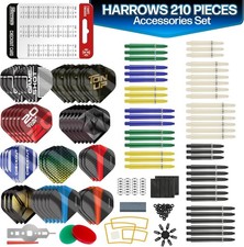 210pc Darts Accessories Set - Amazing Bundle Includes Dart Stems Dart Flights