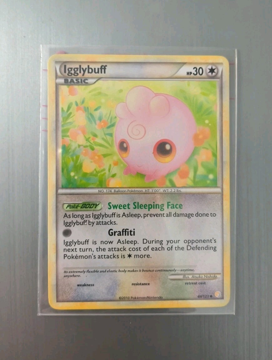 MINT⭐Igglybuff 44/123 Heartgold & Soulsilver Regular UNPLAYED CONDITION