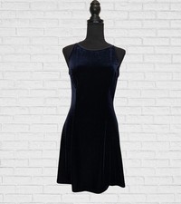 Vintage 90 s Jessica McClintock Gunne Sax Mini Velvet Dress Size 7/8
