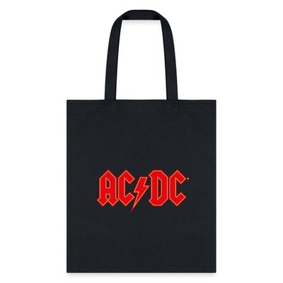 AC/DC Red Logo With Lightning Bolt Tote Bag | eBay