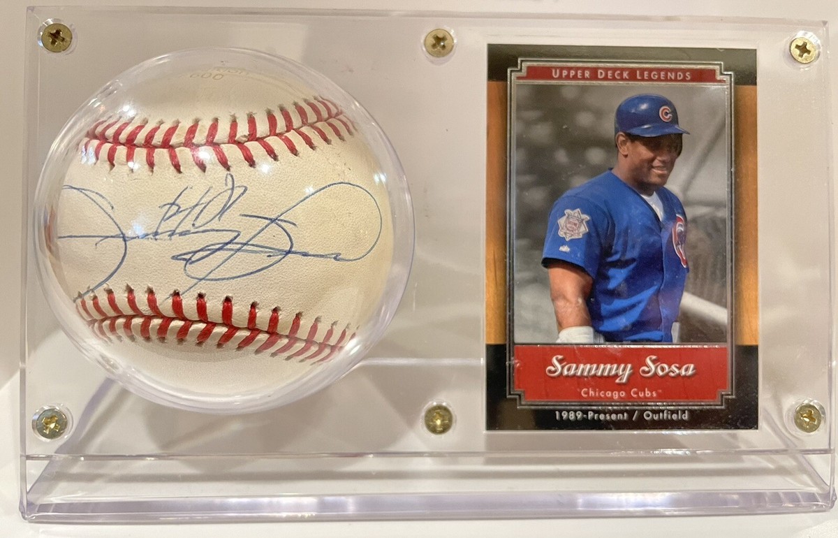 SAMMY SOSA AUTOGRAPHED official Commemorative Baseball 197/600! JSA Cert!  RARE!