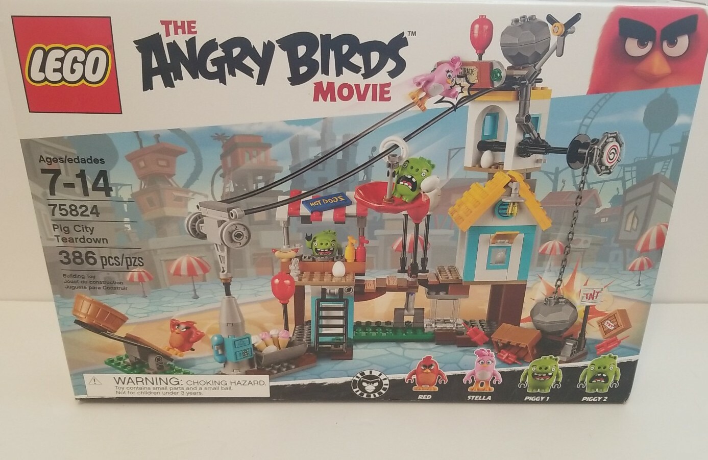 LEGO Angry Birds movie assorted sets, (missing pieces) 