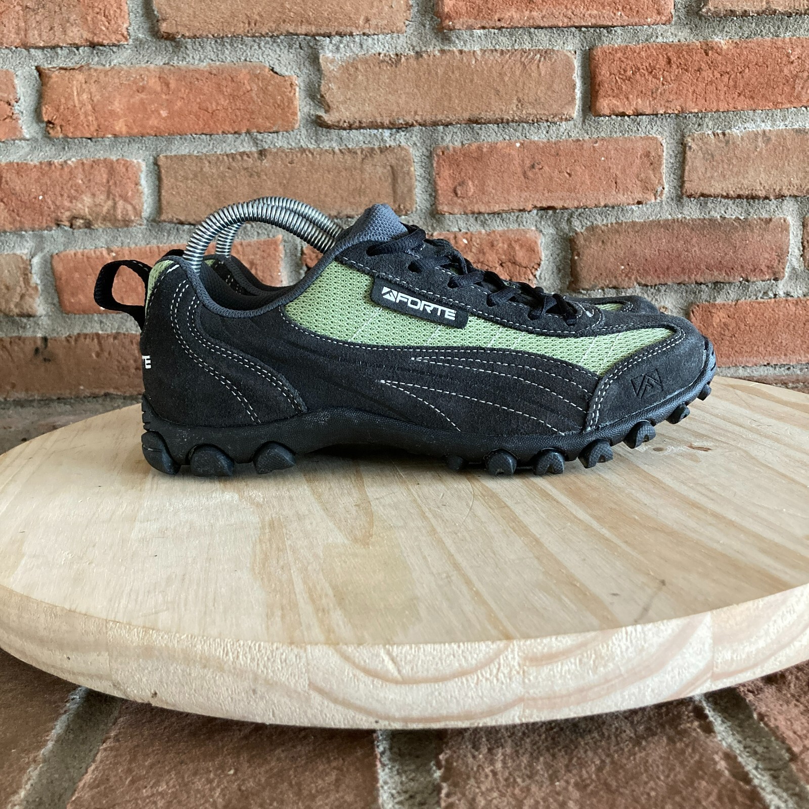 SAOLA Scarpe da ciclismo Forte Transverse da uomo in camoscio grigio con clip taglia US 7 5