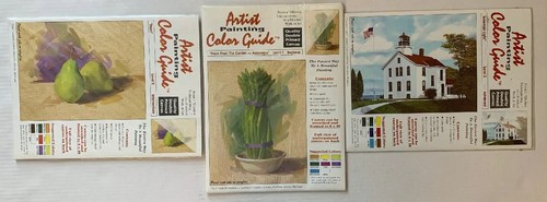 Color Guide Canvases Set of 3 8×10 Paint-Over Ghost Underpainting Learn Discover - Picture 2 of 6