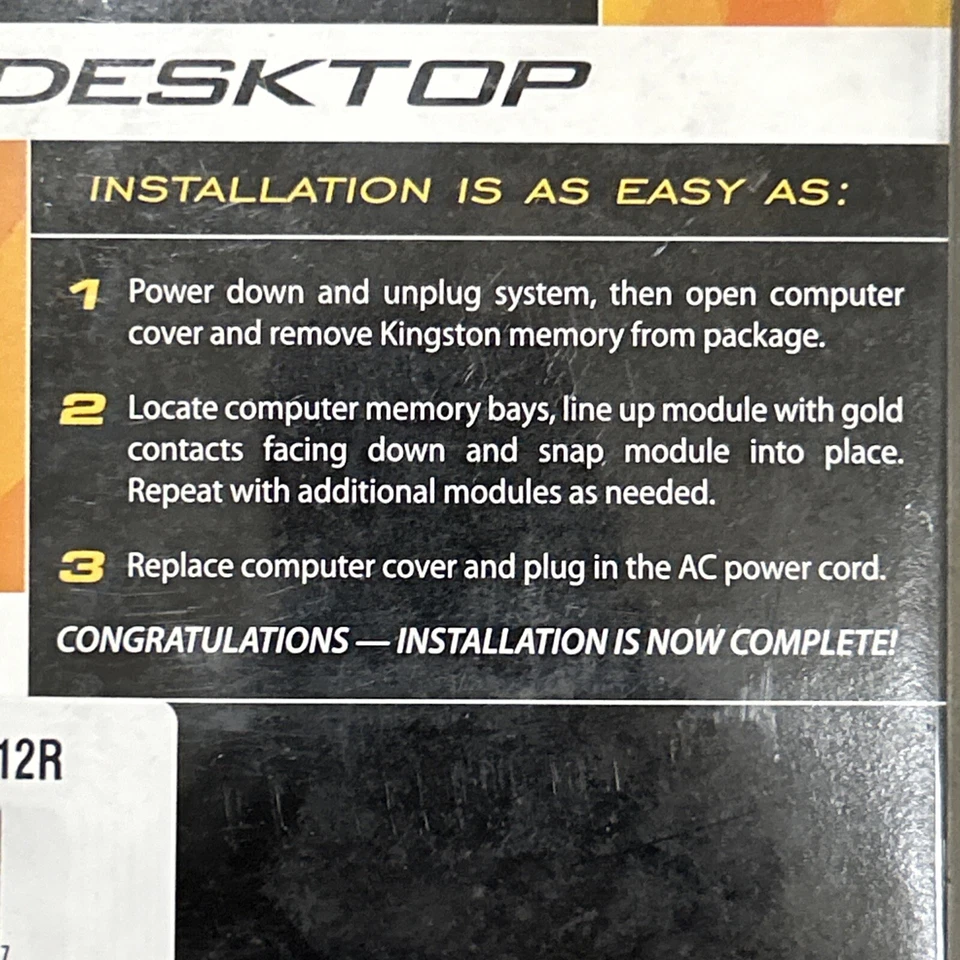 Kingston PC2700 (DDR-333) 512 MB DIMM 333 MHz PC-2700 DDR SDRAM Memory... - Image 4 of 4