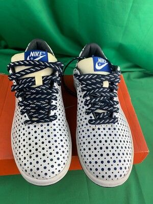 Nike Air DUNK LOW SUPREME US WOMENS SIZE 5  316332-141 White Shoe Sneaker Swoosh