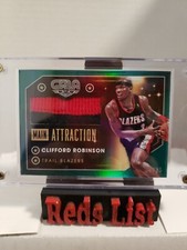 2015-16 Gala Main Attraction Jada Patch #30 Clifford Robinson 4/25 Blazers