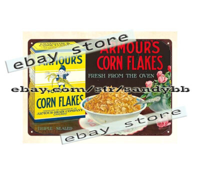 Armour's Corn Flakes metal tin sign wall decor sale