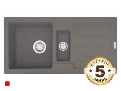 Franke Strata STG 651-86 Steingrau Granitspüle Küchenspüle Spültisch Einbauspüle