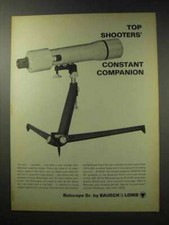 1969 Bausch  Lomb Balscope Spotting Scope Ad