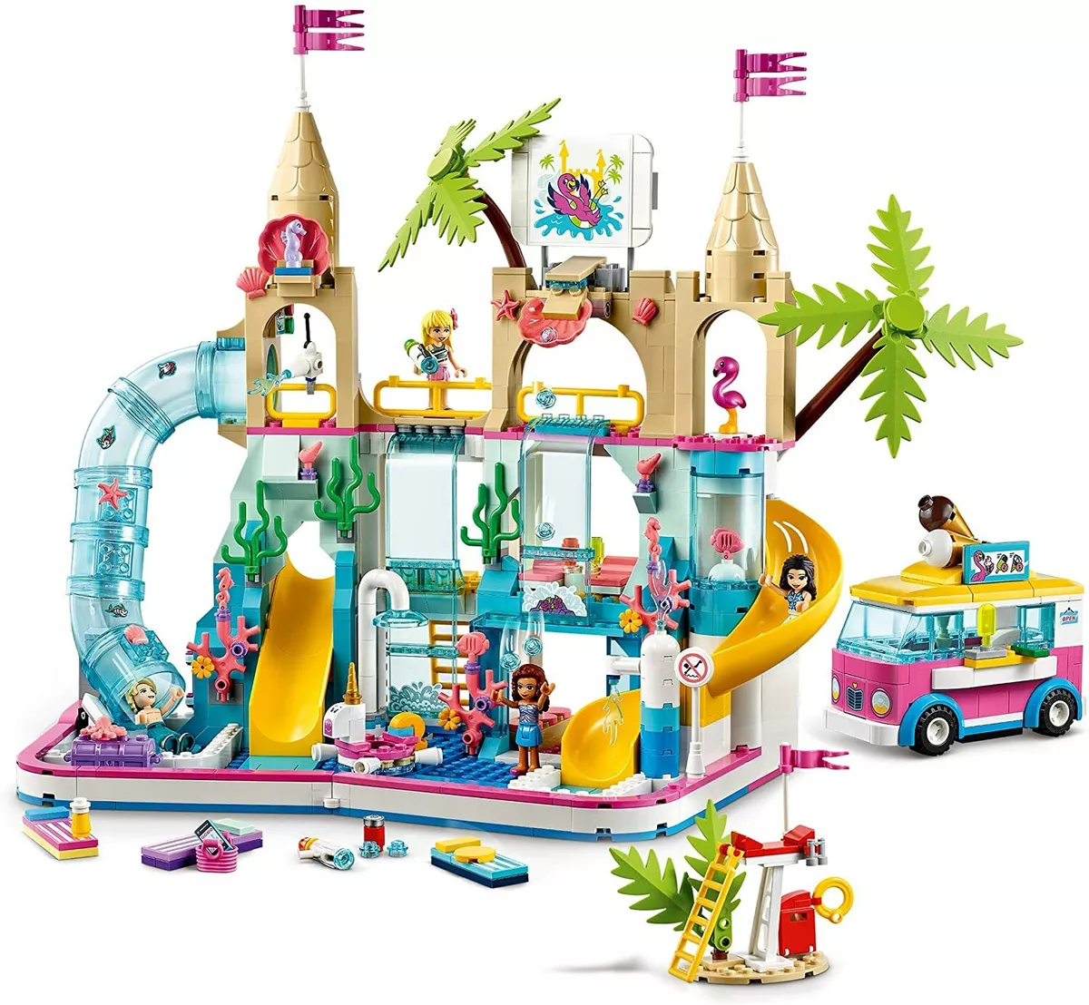 Exciting summer water park of Lego LEGO Friends Friends 41430 From Japan New