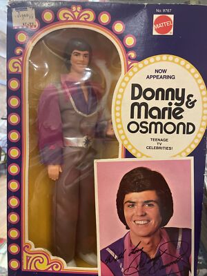 MATTEL DONNY OSMOND TV SHOW DOLL NEW IN BOX 1976 W/ 2 Extra OUTFITS