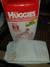 vintage huggies ultratrim diapers