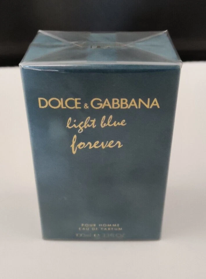 DOLCE&GABBANA DOLCE & GABBANA LIGHT BLUE FOREVER 100ML POUR HOMME EDP DISCONTINUED NEW SEALED