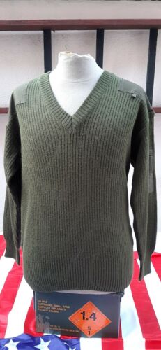 Jumper Col V-Taille XL-ARMÉE Earth Italian (Synthetic Material) - Picture 1 of 2