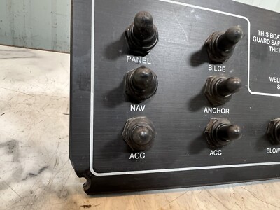 88 Wellcraft 192 boat dash control panel switch board switches | eBay